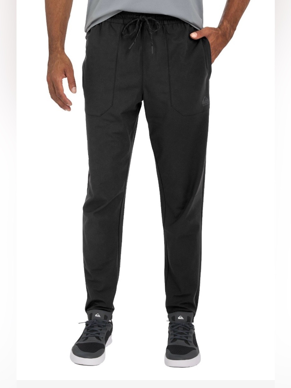 Quiksilver Men’s Stretch Woven Jogger, Black, Medium